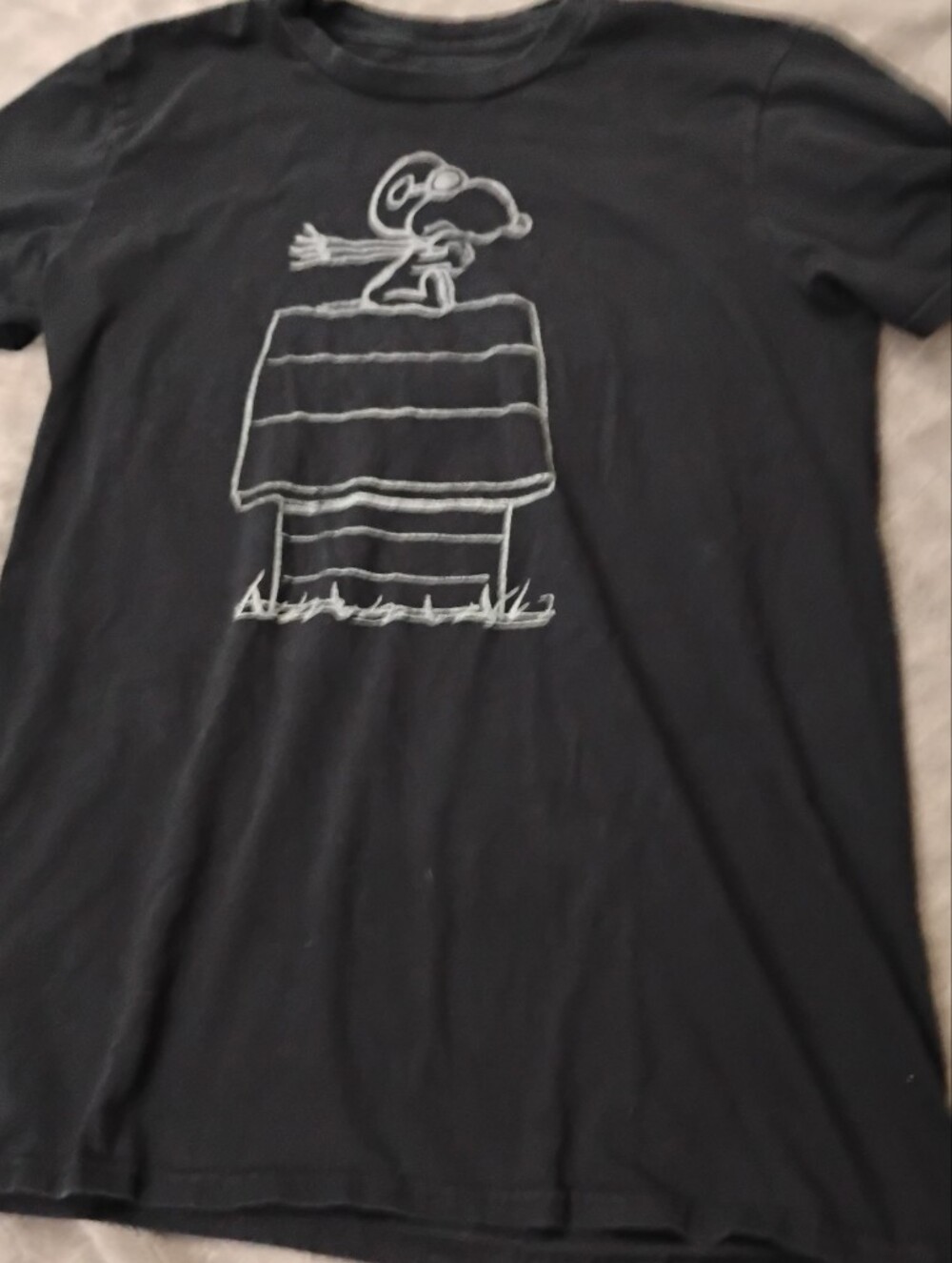 Black Snoopy Graphic Tee
